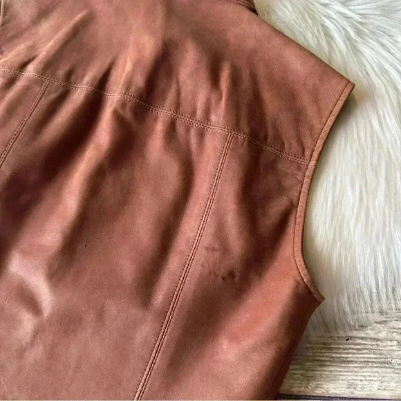 Korks Michael Kors Genuine Leather Vest - Picture 8 of 8